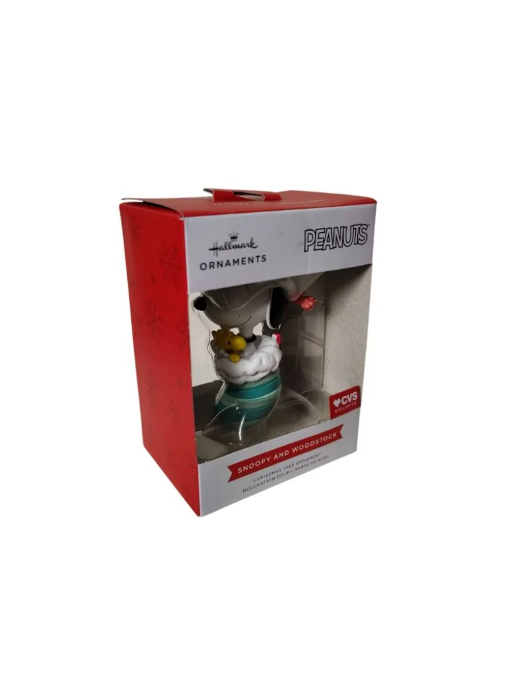 Hallmark Peanuts Snoopy and Woodstock Christmas Ornament